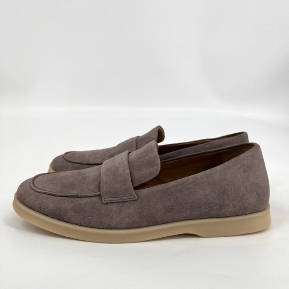 Vince Big Sur Suede Loafer Size 8.5M Smoke Grey Leather Lining Arch Support main image 14